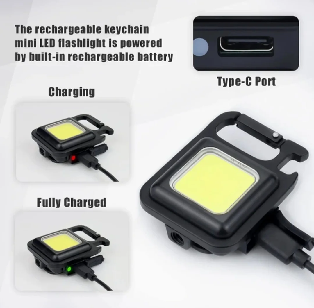 علاقة مفاتيح مع إضاءة ليد Key Chain with Led Light