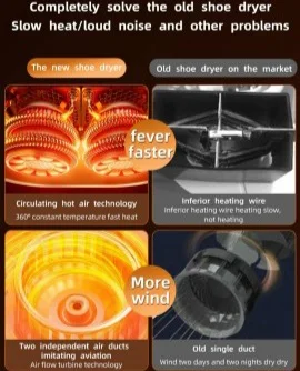 معقم ومجفف الأحذية الكهربائي Shoes Dryer With Sterilization System
