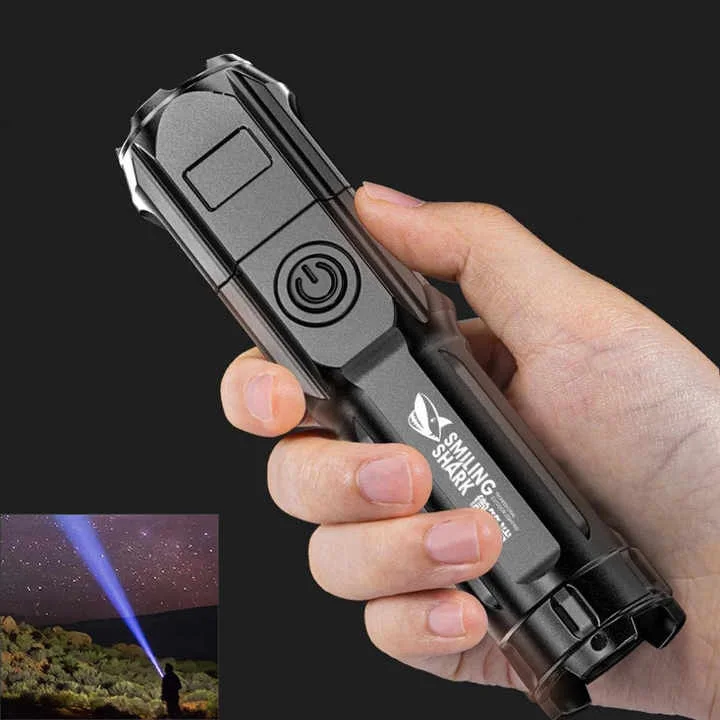 مصباح يدوي إضاءة ليد  Torch Led Light Smiling Shark
