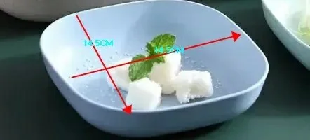 مجموعة صحون الضيافة البلاستيكية Colored Dishes Sets