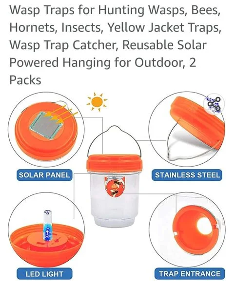 مصيدة الزراقط والدبابير Hornets & Wasps UV Trap