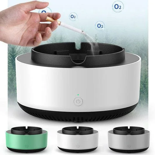 منفضة الفلتر الالكترونية للسجائر والرائحة Cigarette Filter Battery Ashtray