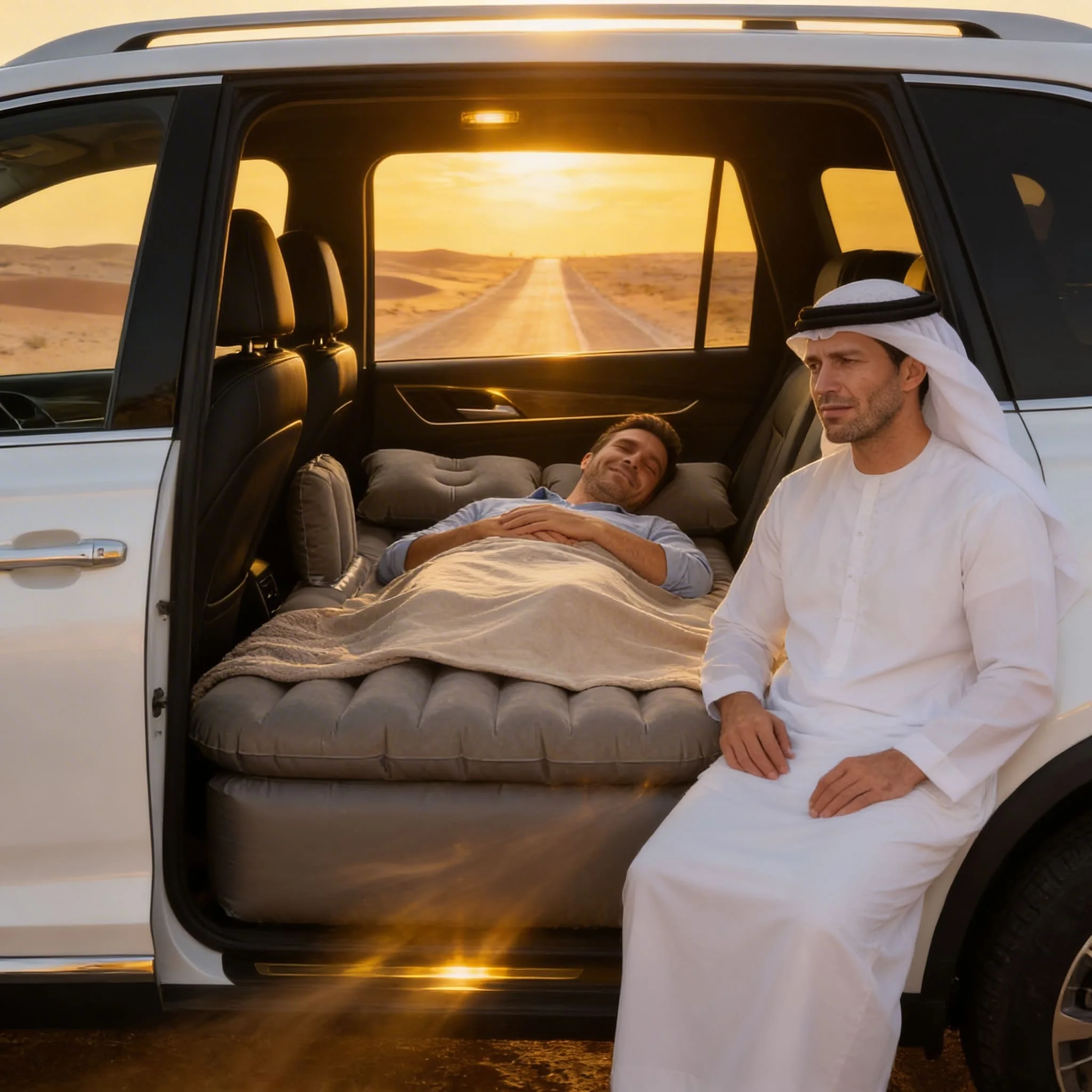 راحة السيارة – سرير قابل للنفخ