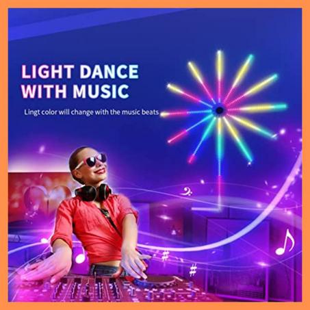 LED RGB Firework ligh 1500 modes d'animations