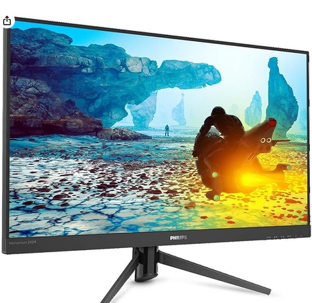 شاشة LCD FHD بمعدل تحديث الصورة 144 هرتز من فيليبس مقاس 238 بوصة اسود 242M8 1920 x 1080 @ Hz @