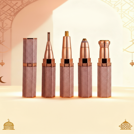 آلة حلاقة الوجه الفاخرة للنساء بأربعة رؤوس متعددة الوظائف