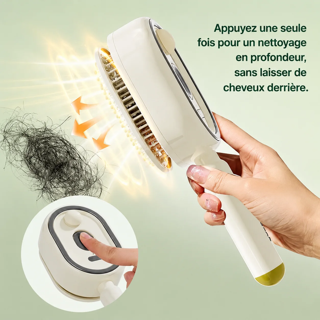 Brosse Massante Spray 3-en-1 — Ton Rituel Capillaire Réinventé