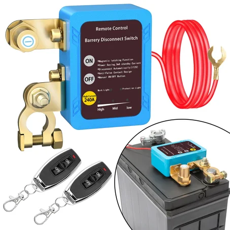 Remote Battery Disconnect Switch,Automatic Power Control safe smart Easy use technology