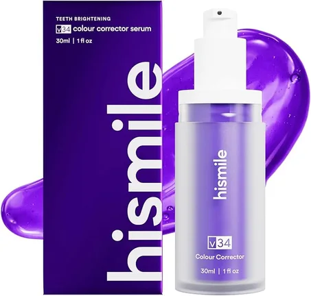 Hismile V34 Colour Corrector, Tooth Stain Removal, Purple Toothpaste, Hismile V34, Tooth Colour Corrector