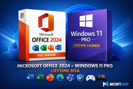 💻 Microsoft Office 2024 + Windows 11 Pro Bundle – Lifetime License 🔥