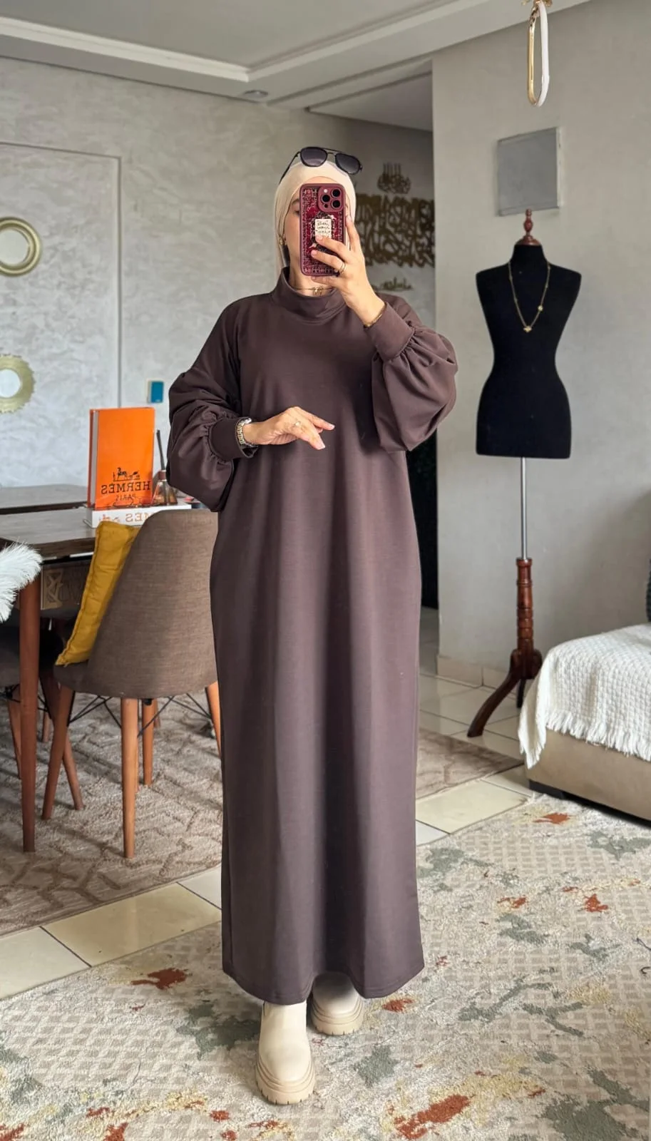 كسوة شتوية طويلة