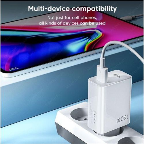 Chargeur adapté pour Mi 120W Rapide avec Câble USB type C