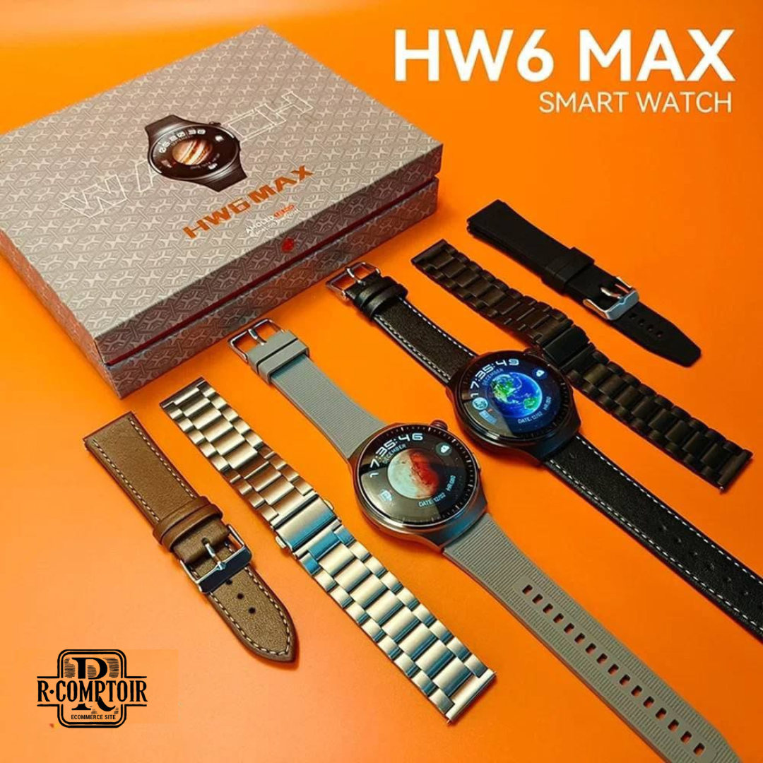 HW6 Max AMOLED Smartwatch Chat GPT Alipay Boarding Code Baidu Navigation