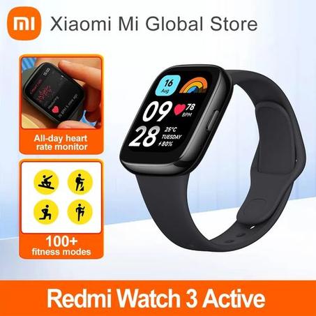 XIAOMI Mi Watch 3 Active Montre connectée, Appel Bleutooth, Moniteur d