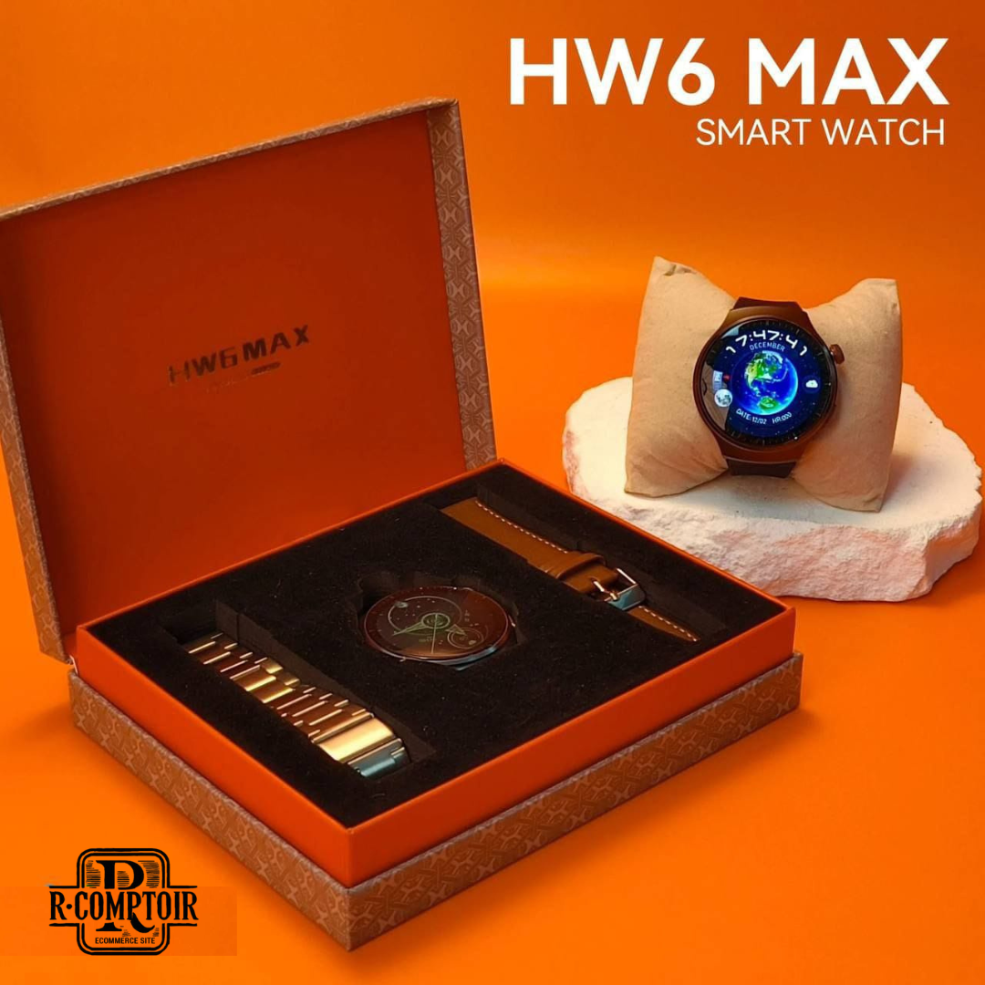 HW6 Max AMOLED Smartwatch Chat GPT Alipay Boarding Code Baidu Navigation