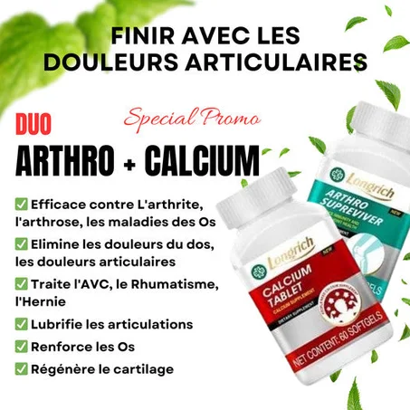 SOLUTIONS DÉFINITIVES CONTRE: ARTHROSE, RHUMATISME, MAL DE DOS, DE GENOU, AVC)