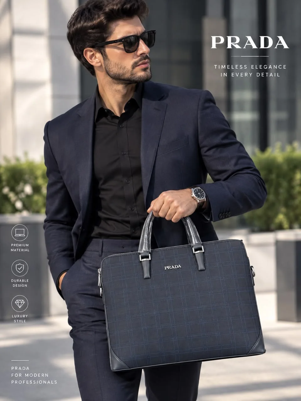Sac Homme Prada – Innovation, modernité et luxe italien