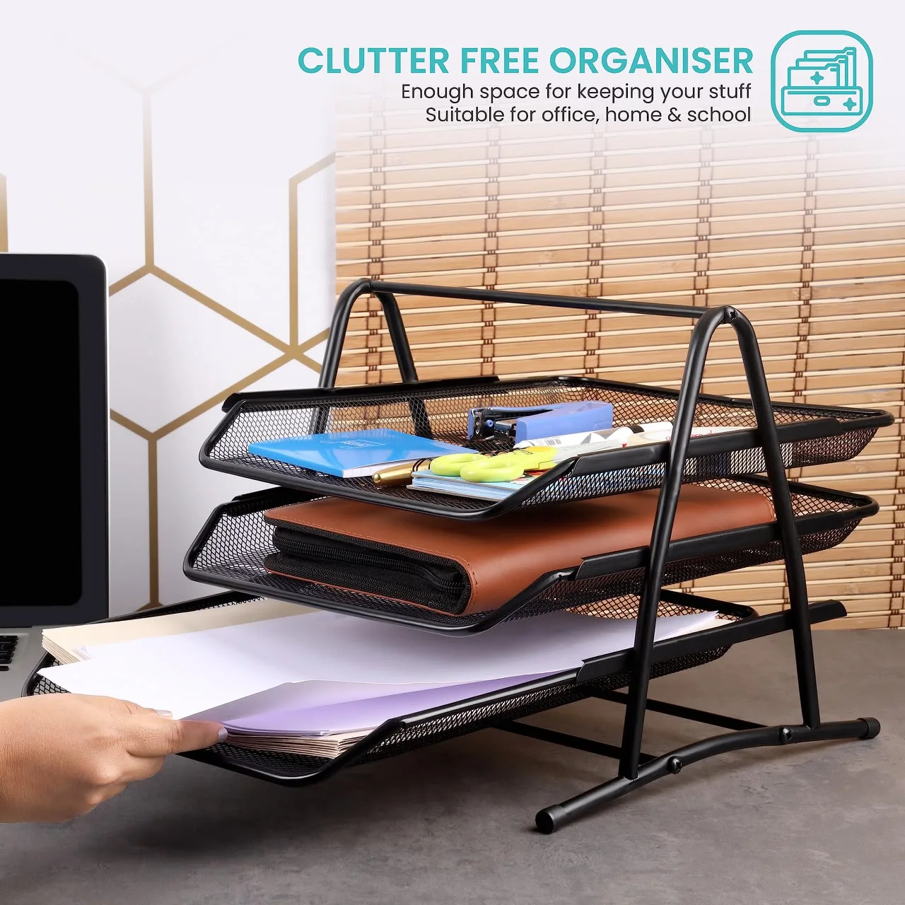 📂 ORGANISATEUR DE DOCUMENTS – 3 NIVEAUX