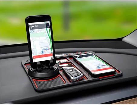 حصيرة مضادة للانزلاق و حاملة للهاتف