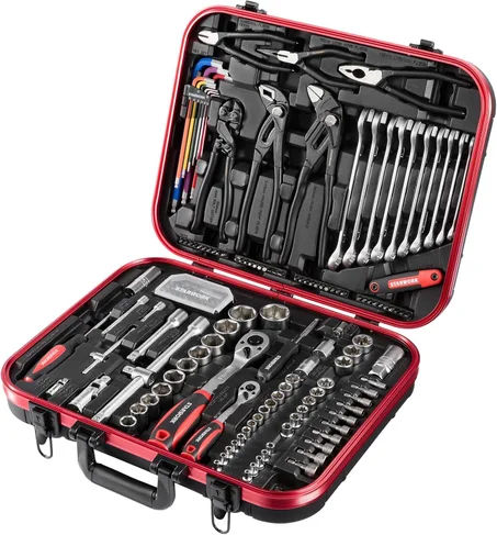 STARWORK TRUE MECHANIC™ Juego de herramientas mecánicas de 169 piezas, profesional, métrico