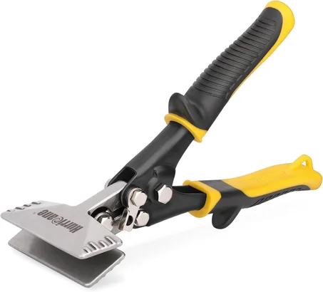 HURRICANE Plegadora manual de chapa metálica de 3 pulgadas, dobladora resistente para aplanar metal, alicates de pico de pato de precisión y tenazas de chapa metálica, ideal para proyectos de