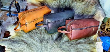 pochette lux en cuir