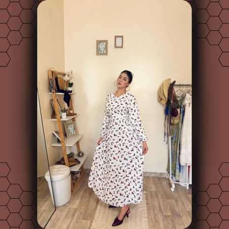 الفستان الكرز🍒 ✨