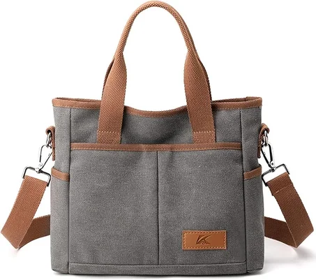 Sac femme toile multi-poches