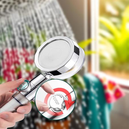 Cabezal de ducha giratorio de 360º de alta presión