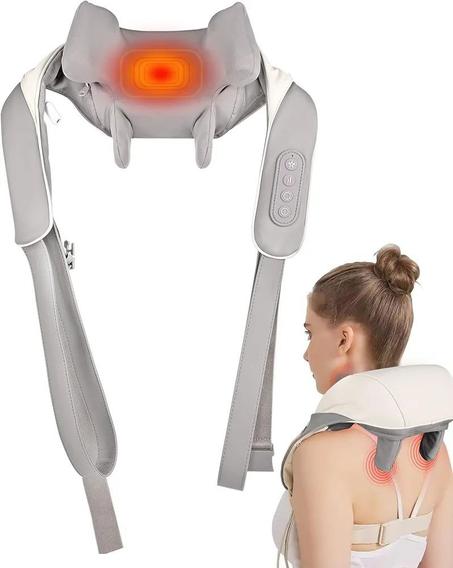وسادة تدليك الرقبة والظهر الكهربائية اللاسلكية من أوهايو EUR بدون إبرة لتدليك عضلات الرقبة والظهر   واسترخاء العضلات