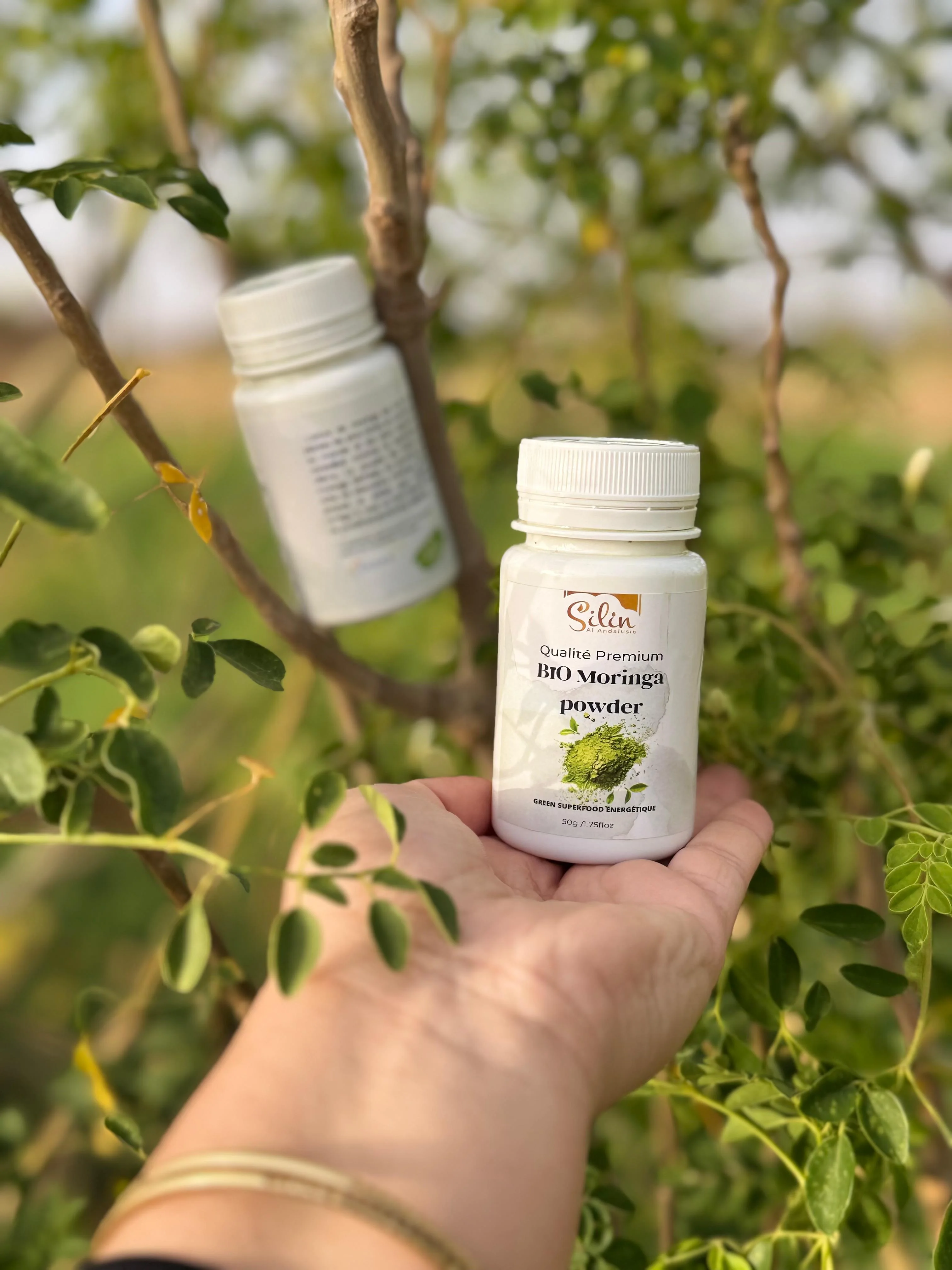 Premium BIO Moringa Powder (50g) | Pure & Organic - مسحوق مورينجا طبيعي ممتاز (50 جرام)