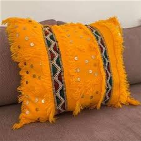 Amaziigh Yellow Pillow 30x30