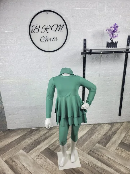 بركيني صغير لون واحد