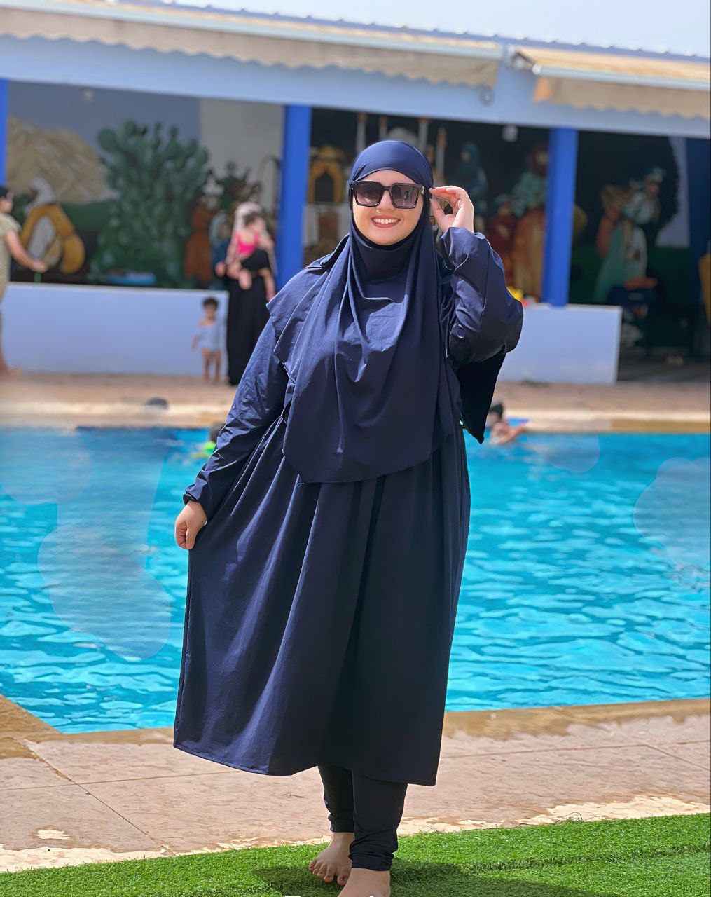 بوركيني بالخمار