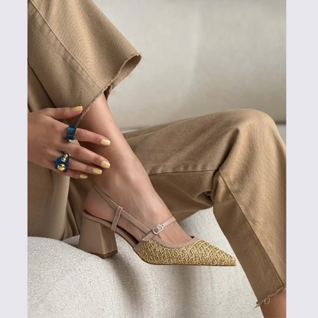 escarpin slingback a talon