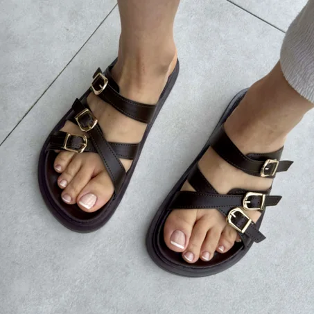 Sandales luna boucle Nouvelle collection 2026