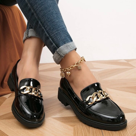 mocassin chaine chic
