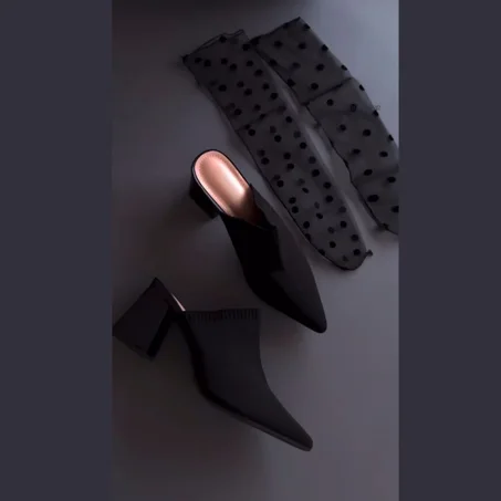 Mule à talon fermé