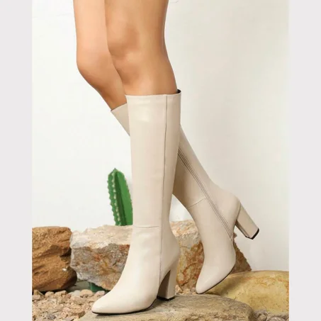 Bottes Luxueux à talon pour femmes Nouvelle Collection 2024