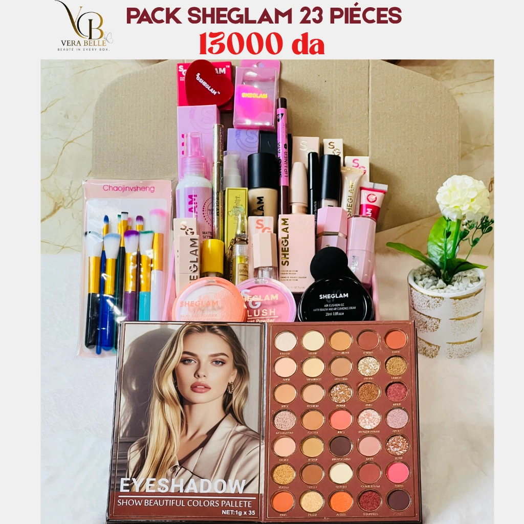 pack sheglam 23 piéces