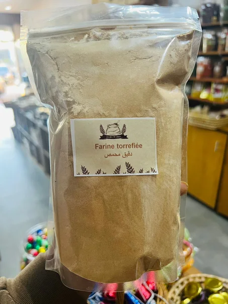 Farine torréfiée   دقيق ممتاز محمر