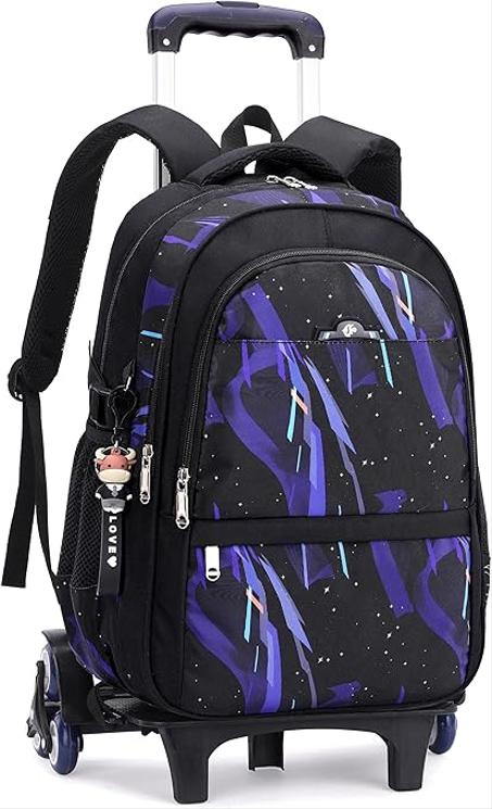 شنطة ظهر بعجلات للاولاد للمدرسة