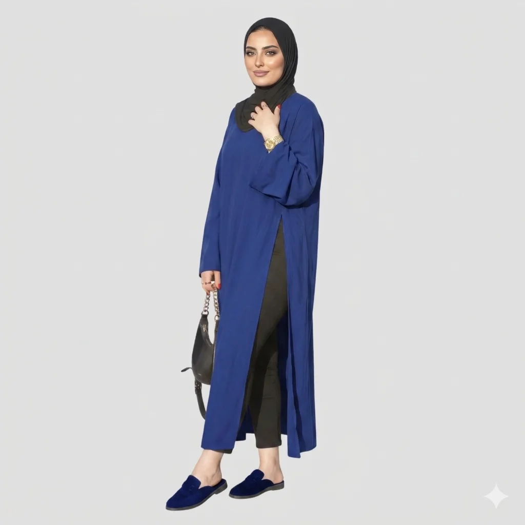 عباية "كاليستو" العصرية من قماش الكريب الفاخر