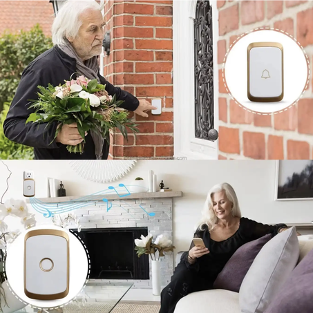 IntellBell جرس باب لاسلكي ذكي