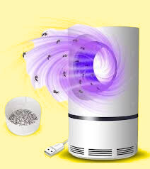 فخّ البعوض بمصباح LED ضوء UV USB – جهاز مكافح للحشرات بنظام شفط وجذب كهربائي