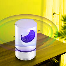 فخّ البعوض بمصباح LED ضوء UV USB – جهاز مكافح للحشرات بنظام شفط وجذب كهربائي