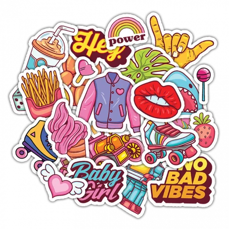 Cute Girls Stickers