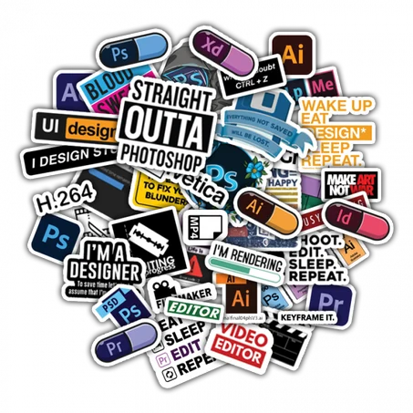 Designers & editors Stickers Pack