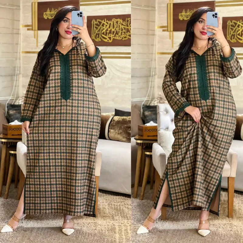 ❄️جلابة كارو سخونة و محتشمة❄️