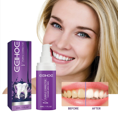 EELHOE مبيض السنان الأرجواني الجديد